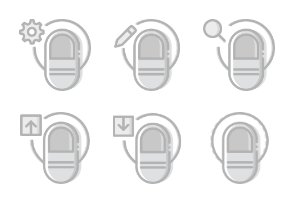 Smashicons Hand Gestures - Greyscale - Vol 4