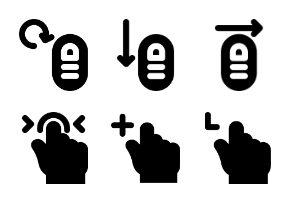 Smashicons Hand Gestures MD - Solid - Vol 3