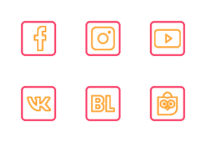 Social Media Basic - Duo color