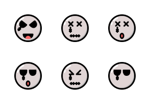 Spooky emoji ( filled )