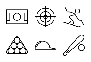 Sports Solid Icons Vol 1