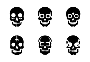 Ultimate Vector Skull Pack: Perfect for Halloween Crafts, Goth & Horror Designs | High-Quality