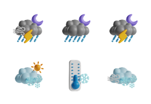 Weather 3D Illustration