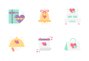 Wedding Without Outline Iconset