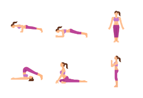 Yoga Pose Set 2